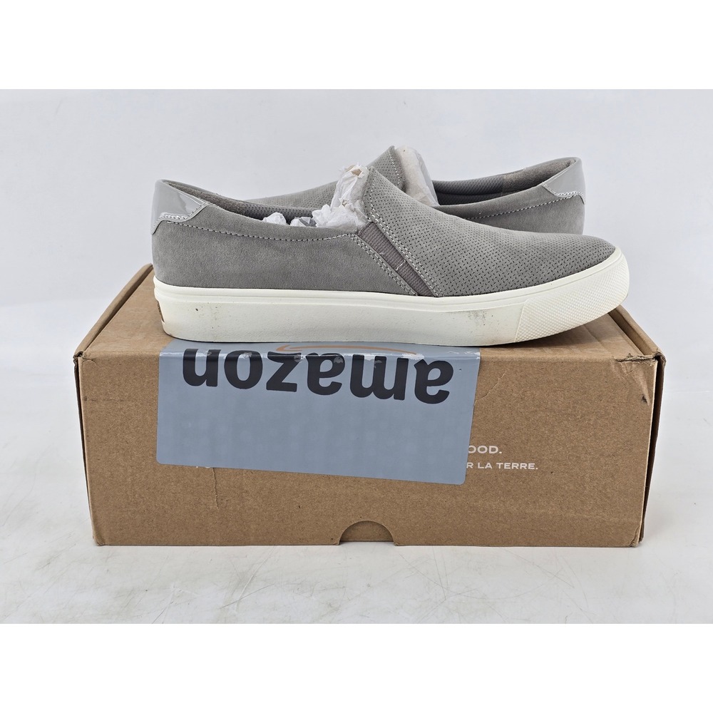 Dr. Scholl's Nova Slip On Sneakers Womens Size 8 Soft Grey Perforated - New - Picture 11 of 13